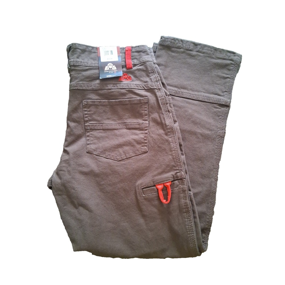 EMS Eastern Mountain Sports Women's 6S Canvas Utility Pants Pinecone Brown